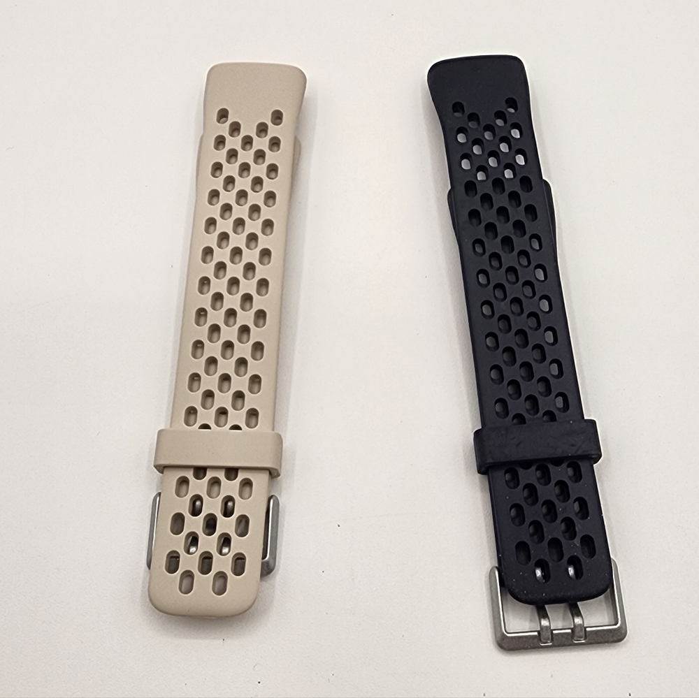 Fitbit Charge 5 - 2 Silicone Replacement Bands White/Navy